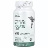 Nature's Fusions, Nutri, метилфолат, с повышенной силой действия, 15 мг, 120 веганских таблеток