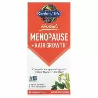 Garden of Life, Herbals, добавка для роста волос в период менопаузы, ягодный вкус, 30 веганских капсул