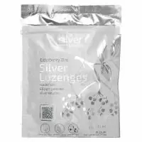 American Biotech Labs, Silver Biotics, леденцы с бузиной и цинком и серебром, 21 пастилка, 79,8 г (2,8 унции)