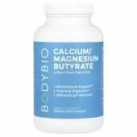 BodyBio, Бутират кальция / магния, 250 капсул без ГМО