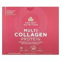 Ancient Nutrition, комплекс коллагенов и протеинов, 40 пакетиков-стиков по 10,1 г (0,36 унции)