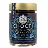 4th & Heart, Бутербродная паста из шоколадного масла гхи Chocti, маракуйя, 12 унц. (340 г)