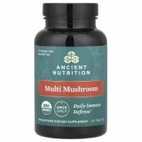 Dr. Axe / Ancient Nutrition, Multi Mushroom, ежедневная защита иммунитета, 60 таблеток
