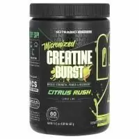 NutraBio, Micronized Creatine Burst, цитрусовые, лимон и лайм, 402 г (0,89 фунта)