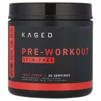 Kaged, Pre-Kaged, предтренировочный комплекс без стимуляторов, со вкусом фруктового пунша, 596 г (1,31 фунта)