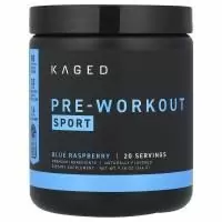 Kaged, Pre-Kaged, Sport Pre-Workout, голубая малина, 262 г (9,24 унции)