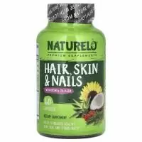 Naturelo, Волосы, кожа и ногти 60 капсул