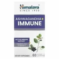 Himalaya, Ashwagandha + Immune`` 60 веганских капсул