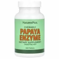 Nature's Plus, Жевательная добавка с ферментами папайи, 360 таблеток