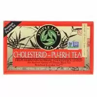 Triple Leaf Tea, чай пуэр с холестерином, 20 чайных пакетиков, 38 г (1,34 унции)