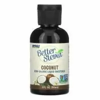 NOW Foods, Better Stevia, бескалорийный жидкий подсластитель, кокос, 59 мл (2 жидк. унции)