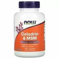 Now Foods, Целадрин и MSM, 120 капсул