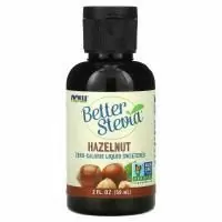 Now Foods, Better Stevia, лесной орех, 2 жидкие унции (59 мл)