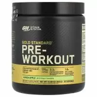 Optimum Nutrition, Добавка золотого стандарта для приема перед тренировкой, зеленое яблоко, 10.58 унций (300 г)