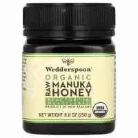Wedderspoon, Органический необработанный мед манука, KFactor 16, 250 г (8,8 унции)