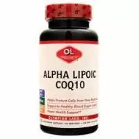 Olympian Labs, Альфа липоевая кислота CoQ10 60 вег капсул