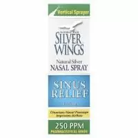 Natural Path Silver Wings, Natural Silver, спрей для носа, облегчение пазух, 250 част. / Млн, 30 мл (1 жидк. унц.)