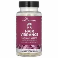 Eu Natural, Vibrance, биотин и МСМ, 60 вегетарианских капсул