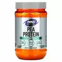 Now Foods, Гороховый белок, натуральный, без вкусовых добавок, 12 унций (340 г)