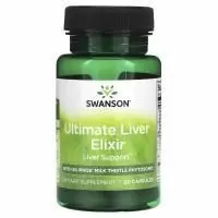 Swanson, Ultimate Liver Elixir с фитосомами силифоса, 30 капсул