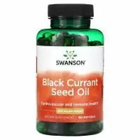 Swanson, Масло семян черной смородины, 500 мг, 180 капсул