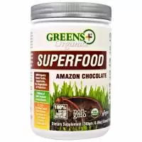 Greens Plus, Органический суперпродукт, Шоколад с Амазонки , 8.46 унций (240 г)