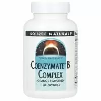 Source Naturals, Коферментный B комплекс Апельсин 120 пастилок