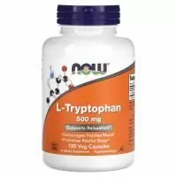 NOW L-Tryptophan 500 мг, 120 Капсул
