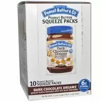 Peanut Butter & Co., Арахисовое масло со вкусом темного шоколада, мягкие пакеты, 10 в коробке, 1,15 унции (32 г) каждый
