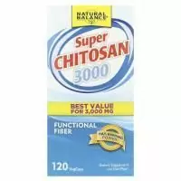 Natural Balance, Суперхитозан 3000, 120 вегетарианских капсул