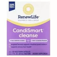 Renew Life, Целевая, Candi Smart, очищающая дрожжевая формула, 15-дневная программа, 2-компонентная программа