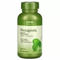 GNC Herbal Plus, Fenugreek, 610 mg, 100 Capsules