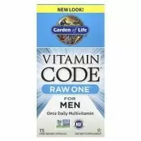 Garden of Life Vitamin Code RAW One For Men - МУЛЬТИВИТАМИНЫ ДЛЯ МУЖЧИН, 75 капсул