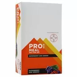 Pro Bar, Meal On-the-Go Батончик Superberry and Greens 12 батончиков