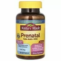Nature Made, Prenatal Multi + DHA(ДГК), 90 капсул