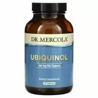 Dr. Mercola, Убихинол, Улучшенная биоактивность CoQ10, 100 мг, 90 Licaps капсул