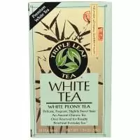 Triple Leaf Tea, Чай белый пион, 20 пакетиков, 38 г