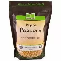 Now Foods, Real Food, Сертифицированный органический попкорн (680 г)