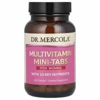 Dr. Mercola, Мультивитаминные мини-таблетки, для женщин, 300 таблеток