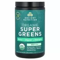 Ancient Nutrition, Органическая суперзеленая, мята, 205 г (7,23 унции)