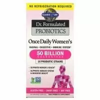 Dr Formulated Probiotics Garden of Life Пробиотики, одна таблетка в день для женщин, 30 вегетарианский капсул