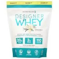 Designer Protein, Designer сыворотка Натуральный 100% сывороточный протеин Французская ваниль 2 фунта