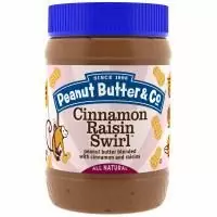 Peanut Butter & Co., Корично-изюмовый свирл, Арахисовое масло, смешанное с корицей и изюмом, 16 унций (454 г)