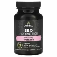 Ancient Nutrition, SBO Probiotics, Once Daily Women's, 25 млрд КОЕ, 30 капсул