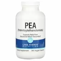 Lake Avenue Nutrition, ПЭА (пальмитоилэтаноламид), 300 мг, 365 растительных капсул