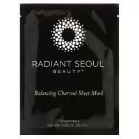 Radiant Seoul, Балансирующая угольная тканевая маска, 1 тканевая маска, 25 мл (0,85 унции)