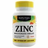 Healthy Origins, Хелат бисглицината цинка (50 мг) 120 вег капсул