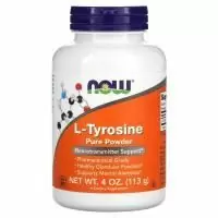 Now Foods, L-тирозин, чистый порошок, 4 унц. (113 г)