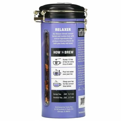 Tiesta Tea Company, Premium Loose Leaf Tea, Крем с ореховым миндалем, без кофеина, 6,2 унции (175,8 г)