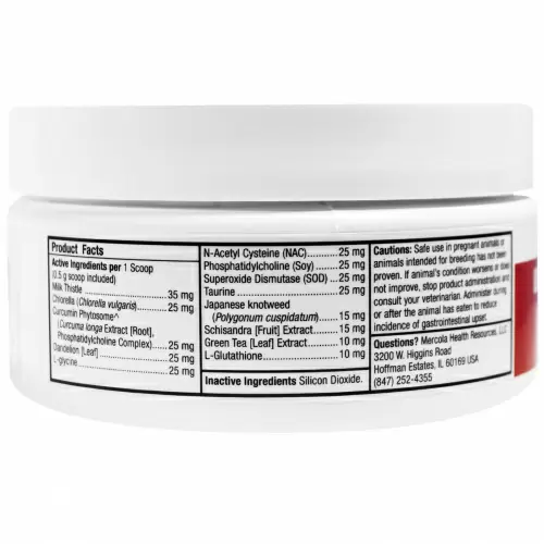 Dr. Mercola, поддержка печени и почек для домашних животных, 1,37 унции (39 г)